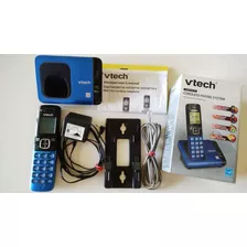 Teléfono Inalámbrico Vtech Cs6719 Azul/negro 220v Full Ok