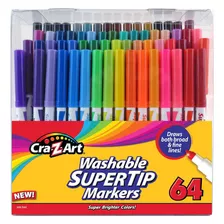 Larose Industries Crazy Art Super Tip Marker 64 Piezas