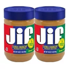 Kit 2 Pasta De Amendoim Jif Natural Extra Crocante 454g Eua