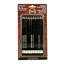 Kohinoor Toison D39or Graphite Pencil Artist Set, 12 Lã...