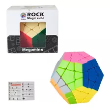 Cubo Mágico Megamix 12 Lados 3x3 Stickerless Cor Da Estrutura Colorido