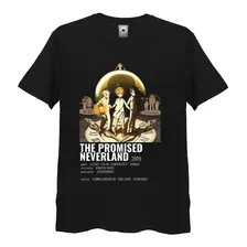 Camisa Camiseta 3d Full The Promised Neverland Anime Manga