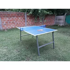 Mesa De Ping Pong De Fabricación Propia, Un Caño.