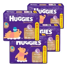 Pañales Huggies Ultraconfort Ahorropack Pack X 4