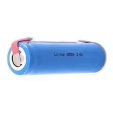 Bateria 18490 / 18500 3,7v 1400mah Li-ion Recar. C/ Terminal
