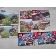 Lote Com 08 Catálogos/ Manual De Instrução Da Lego - Usados 