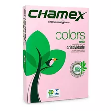 Resma Chamex A4 75 Gr 500hjs Color Rosa