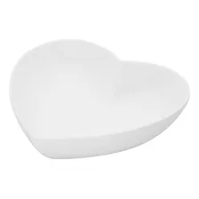 Petisqueira Coração Da Bon Gourmet Porcelana, Branca - 27557