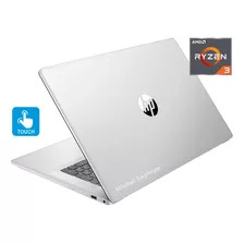 Laptop Hp Laptop Cp35 Plateada Táctil 17.3 , Amd Ryzen 3 7320u 8gb De Ram 512gb Ssd, Amd Radeon Graphics 1600x900px Windows 11 Pro