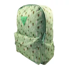 Mochila De Niños Wondrus Escuela Colegio Verde Con Diseño