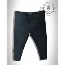 Calça Jeans Sarja Preto Masculino Zara Europa