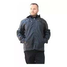 Jaqueta De Couro Plus Size Masculina Forrada