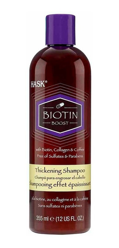 Shampoo Hask Engrosador Biotin 355 Ml