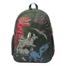 Mochila Para Niño Escolar Infantil Dino Saurio T-rex L-totto Color 3dil