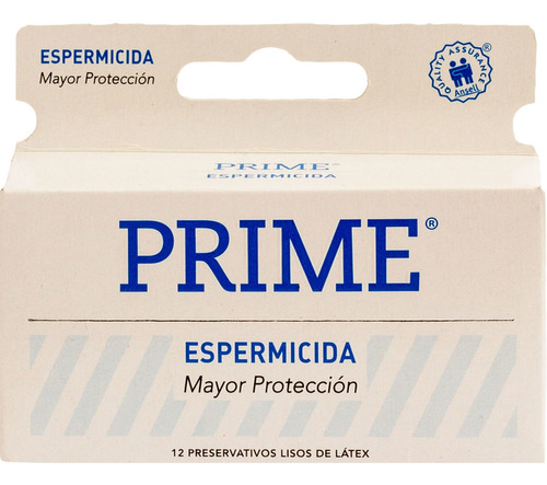 Preservativos De Látex Prime Espermicida X 12 Un