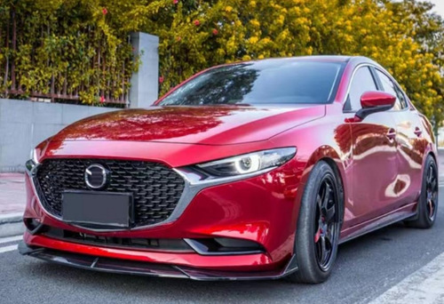 Lip Frontal Para Mazda 3 2019 / 2023 Sedan Y Hb En Plstico  Foto 3