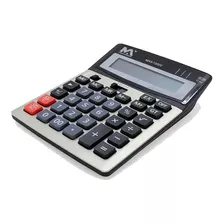 Calculadora Comercial Escritório Display 12 Dígitos Pilha Aa