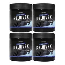 Kit 4 Rejuvex Black Revitalizador Plástico Preto 400g Vonixx