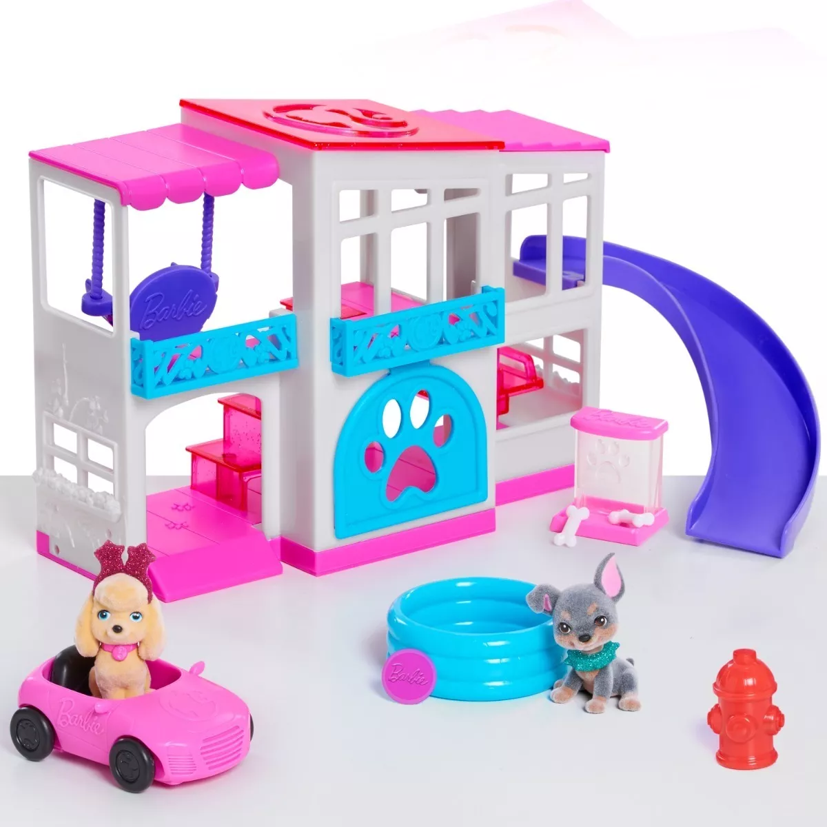 Barbie Pets Dreamhouse Casa De Los Sueños Perritos Mattel 