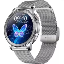 Smartwatch Metal Reloj Mujer Tactil Ios Android K65 Smart