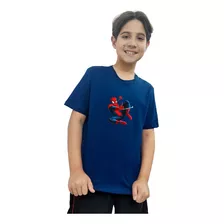 Camisa Infantil 2 Ao 14 Algodão Manga Curta Desenho Animado