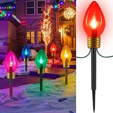 Luces Navideñas Jumbo C9 Para Exteriores, 8.5 Pies,