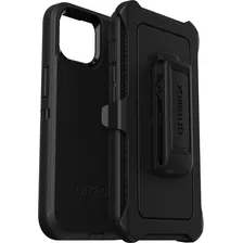 Funda Para iPhone 11 Hasta 14 Pro Otter Box Defender+clip Color Negro Ip 14 Plus 6.7 (2 Cámaras)