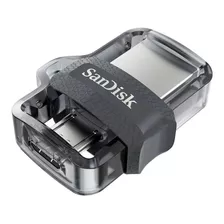 Pendrive Sandisk Ultra Dual M3.0 64gb 3.0 Negro