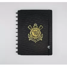 Caderno Inteligente Grande Corinthians Fiel Preto