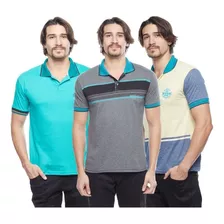 9 Camisa Ótima Qualidade Gola Polo Homens Pronta Entrega