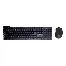 Kit Mouse E Teclado Sem Fio Bluetooth Key-8388 Preto Inova