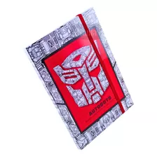 Cuaderno Anotador Transformers Autobots Decepticons 75 Hojas