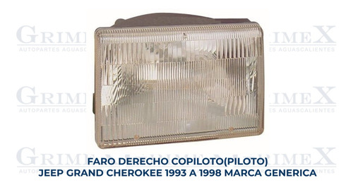 Faro Jeep Gran Cherokee 1993-93-94-95-96-97-1998-98 Der Foto 2