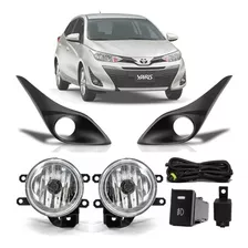 Kit Farol Milha Toyota Yaris Hatch Sedan 18 19 20 21