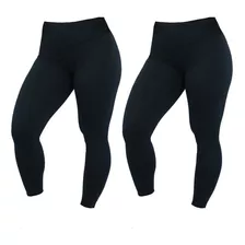 Kit 2 Legging Leg Suplex Grossa Flanelada Alta Academia