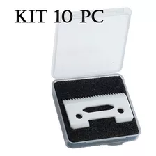 Kit 10 Lamina Ceramica Para Maquinas De Cortar Cabelo C7w