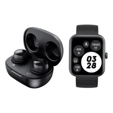 Pack Black Smartwatch Mini 206 + Audífonos Buds Jam Lhotse