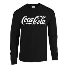 Playera Coca, Cuello Redondo Manga Larga