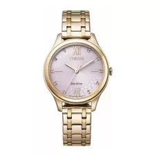 Reloj Citizen Mujer Rose Ecodrive Em050375x Agente Oficial