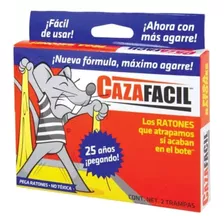 Trampa Adhesiva Chica Para Raton Placa 2pzas Caza Facil