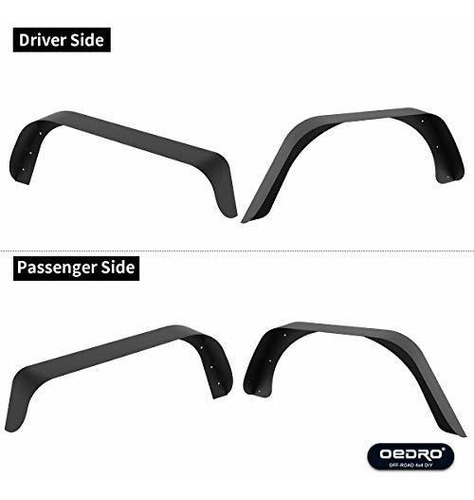 Oedro Fender Bengalas Compatible Para 1997-2006 Jeep Wrangle Foto 6