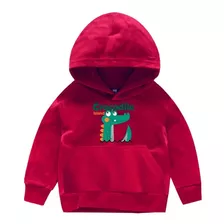 Moletom Infantil Blusa De Frio Jacaré Menino Animal Quente