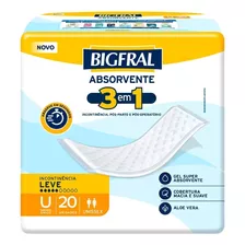 Absorvente Geriátrico Bigfral Regular Plus 20 Unidades