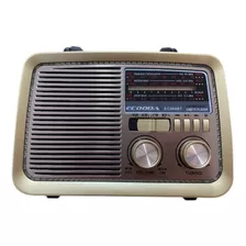 Caixa Som Antiga Radio Portátil Retro Bluetooth Am Fm Sd Usb