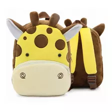 Mochila De Plush Infantil De Animalitos Escuela Jardin Viaje