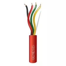 Carrete De Alambre 305 Metros, 4 X 16 Awg, Color Rojo, Tipo