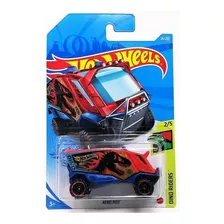 Hot Wheels Street Beasts & Dino Riders Lote De 6 Unidades