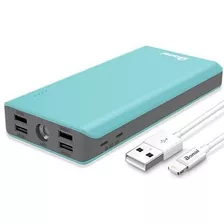 Cargador Portatil 30000mah Ultra Alta Capacidad Linterna Ext