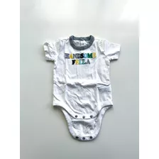 Body Gap Bebe Blanco Con Estampa Talle 3-6 Meses