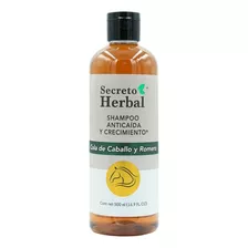 Shampoo De Caballo Y Romero, Anticaída Y Cremiento 500 Ml